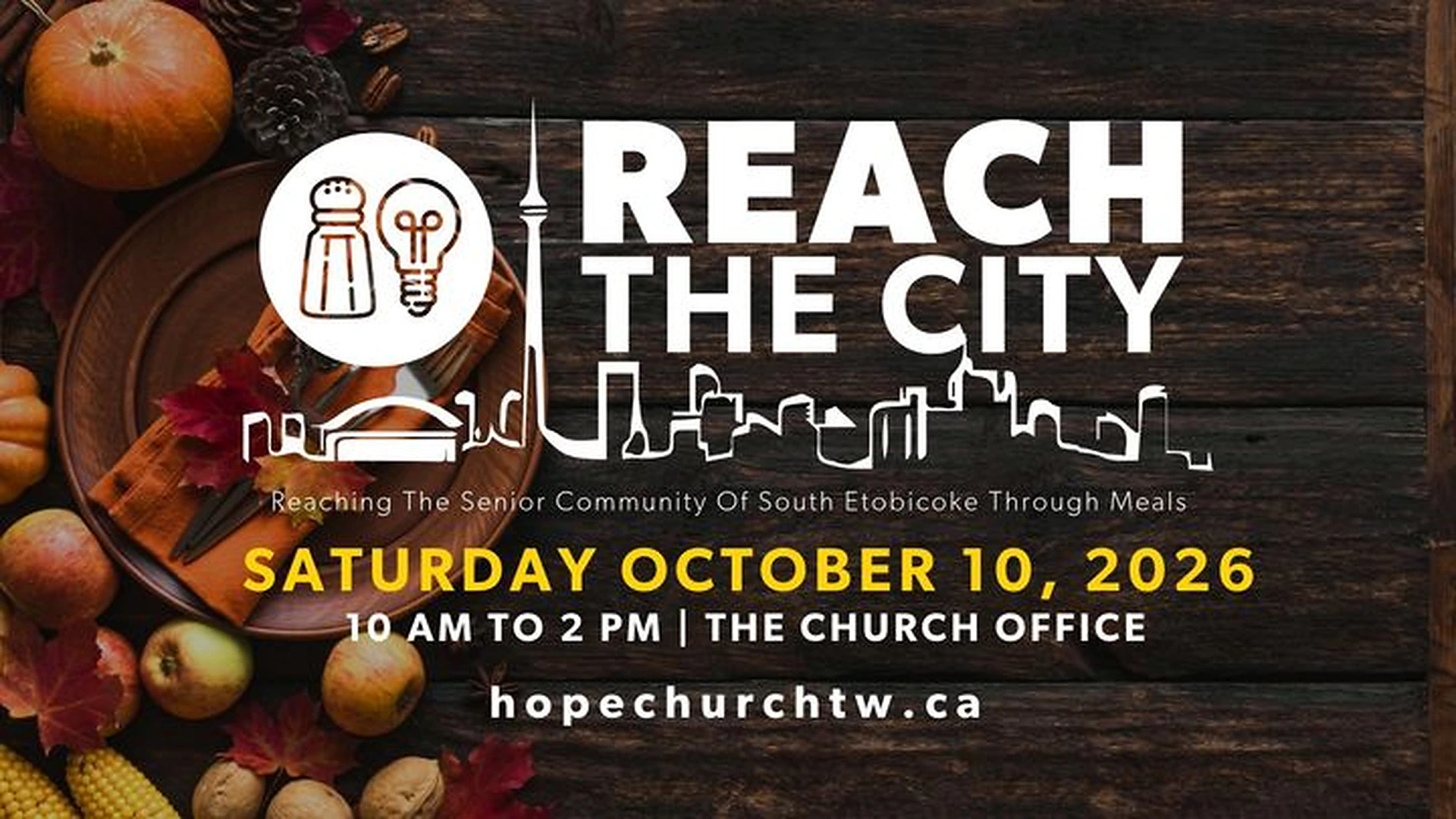 Reach the City: Seniors - October 2026