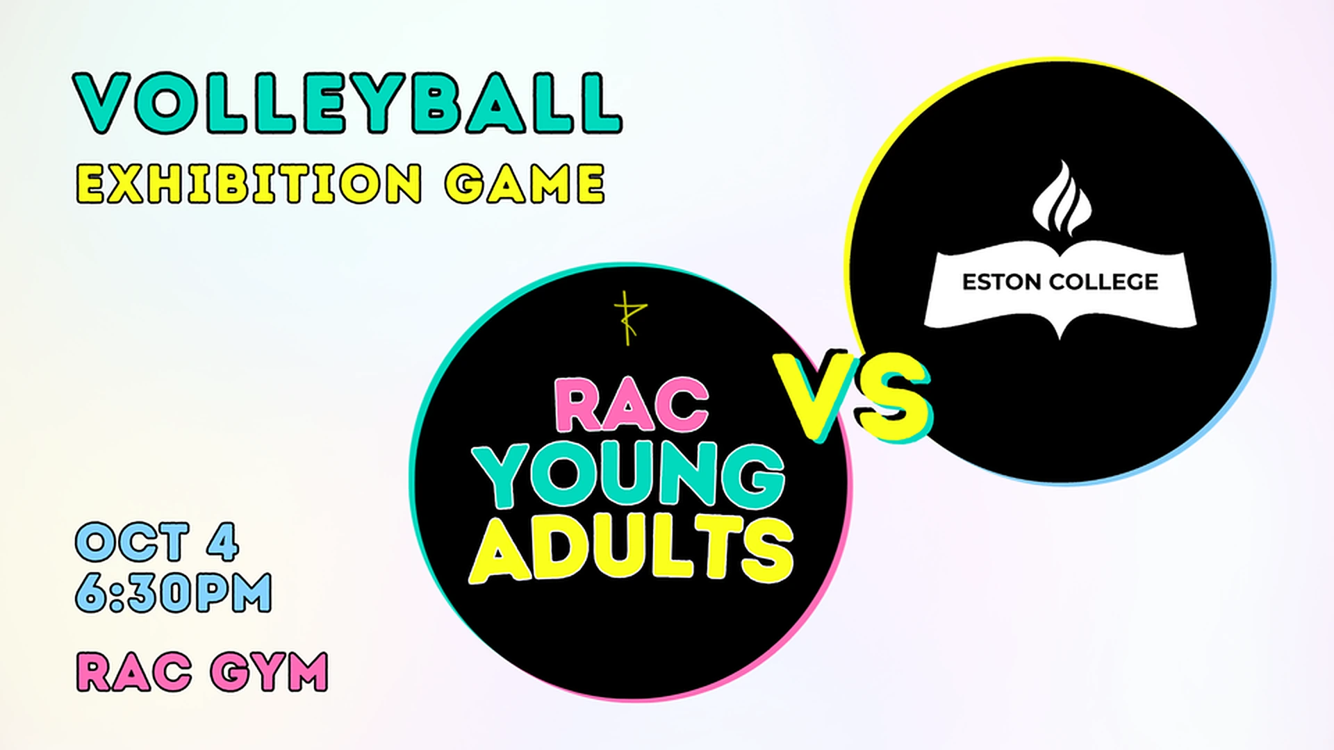 Young Adults vs Eston College - Volleyball Game