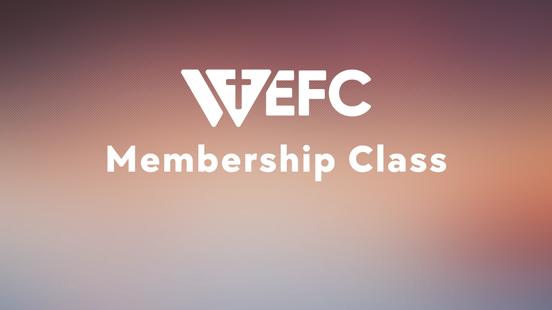 Membership Class
