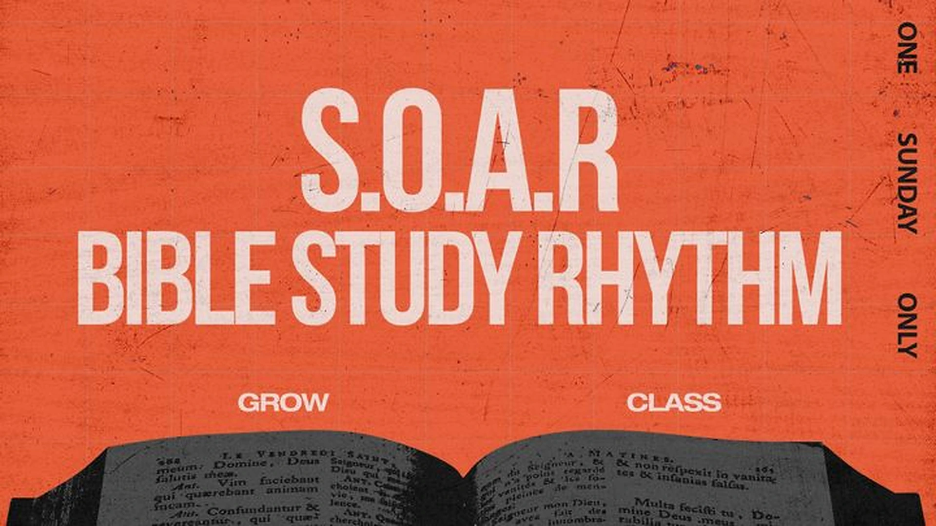 Grow Class: S.O.A.R. - One Sunday Only
