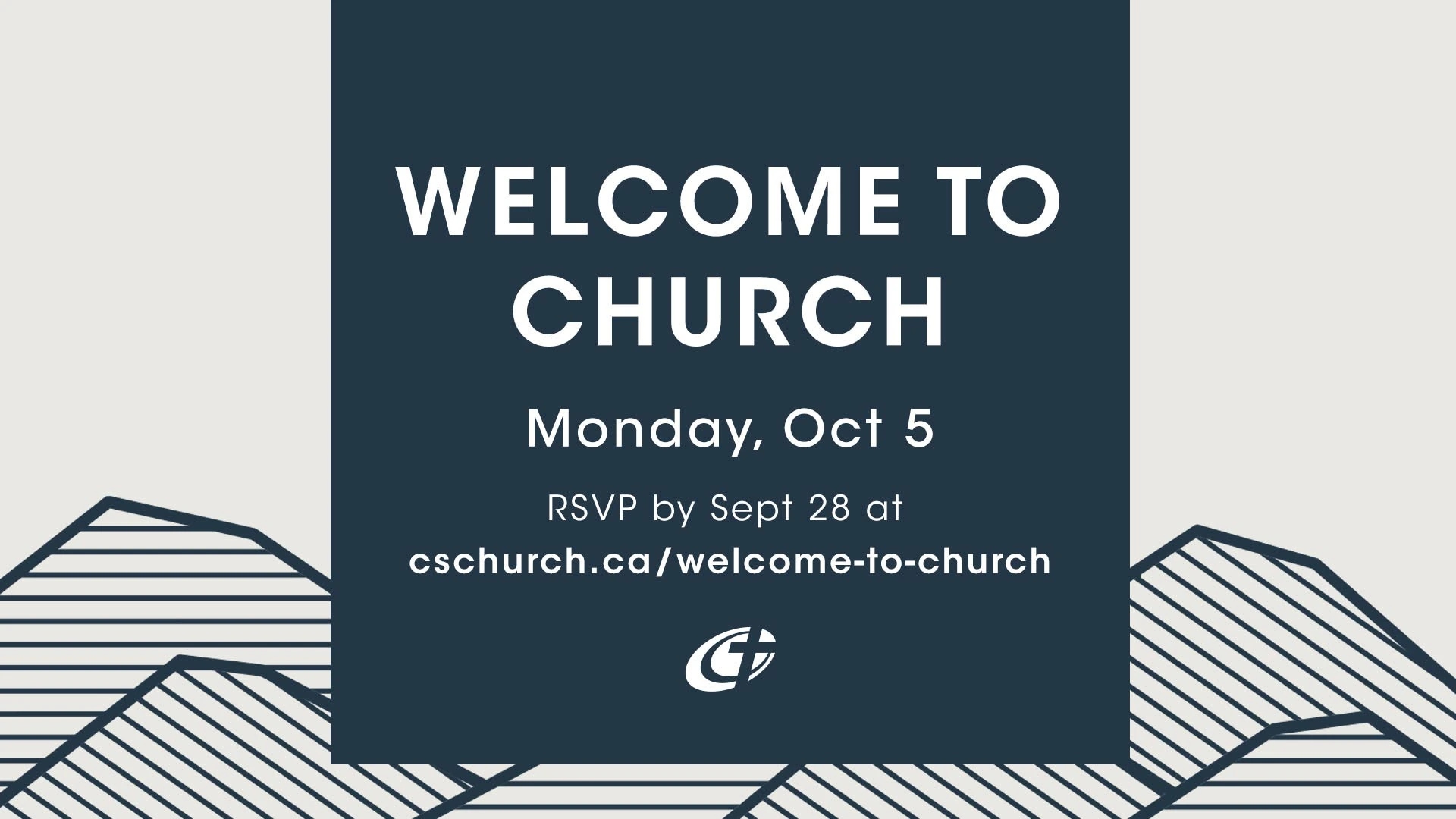 Welcome to Church Dinner I Central Campus | October 5
