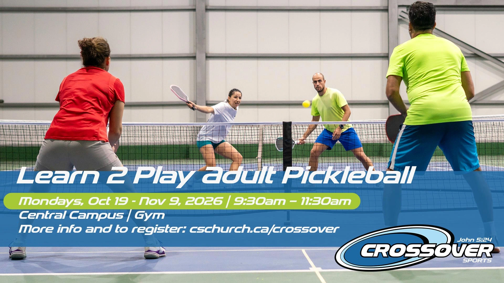 Learn 2 Play Adult Pickleball