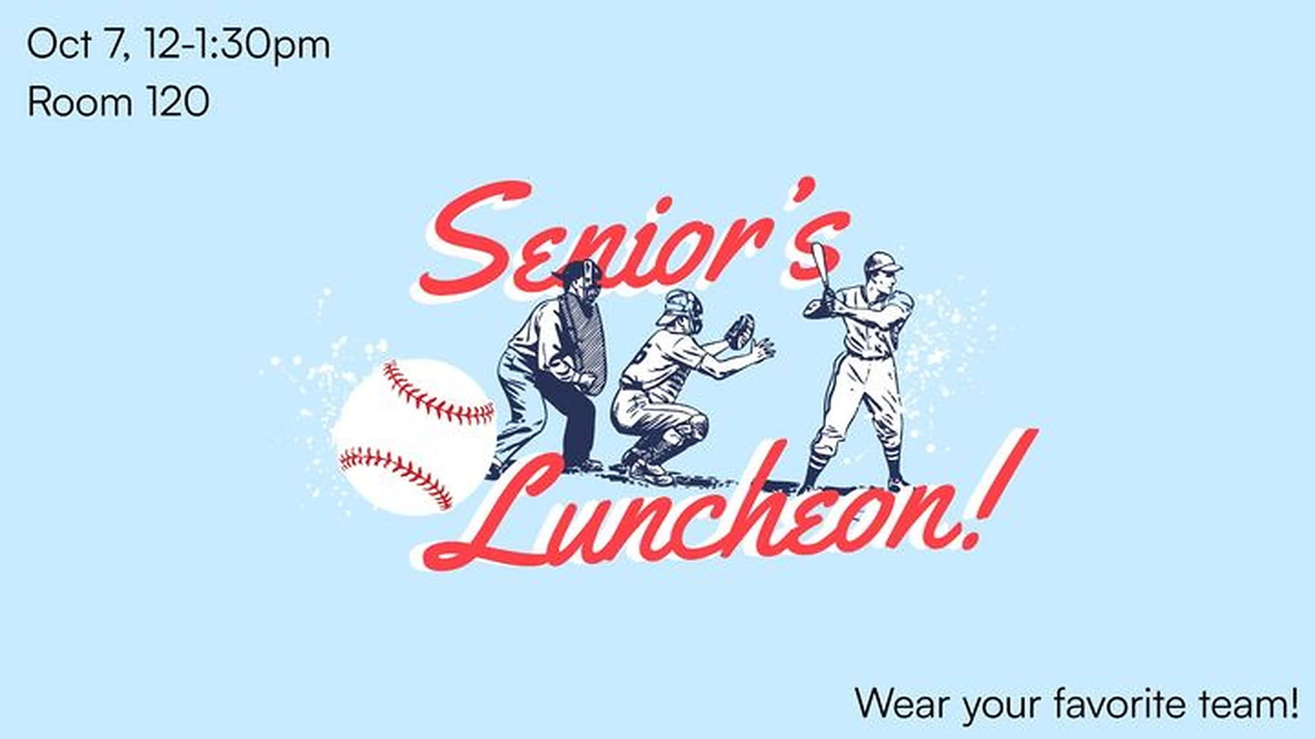 Senior's Luncheon