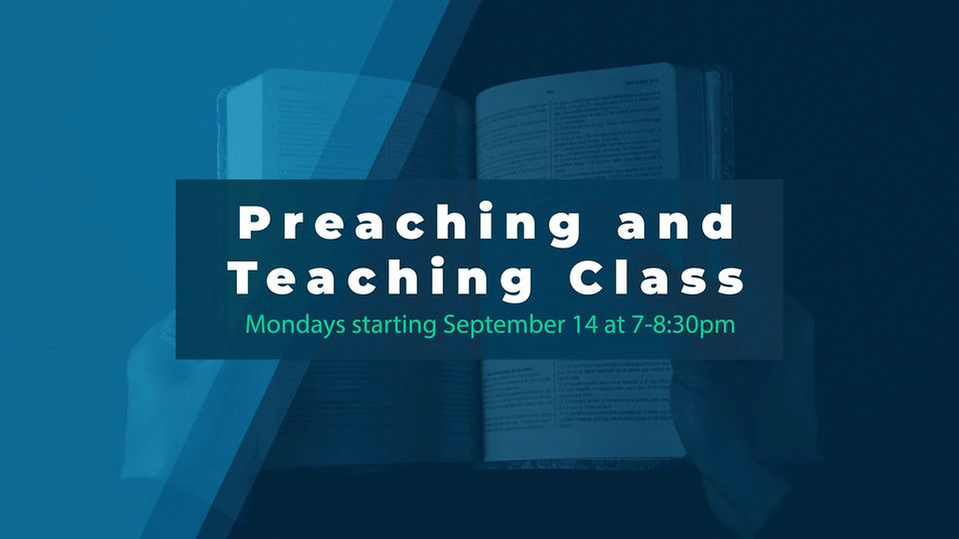 Preaching and Teaching Class