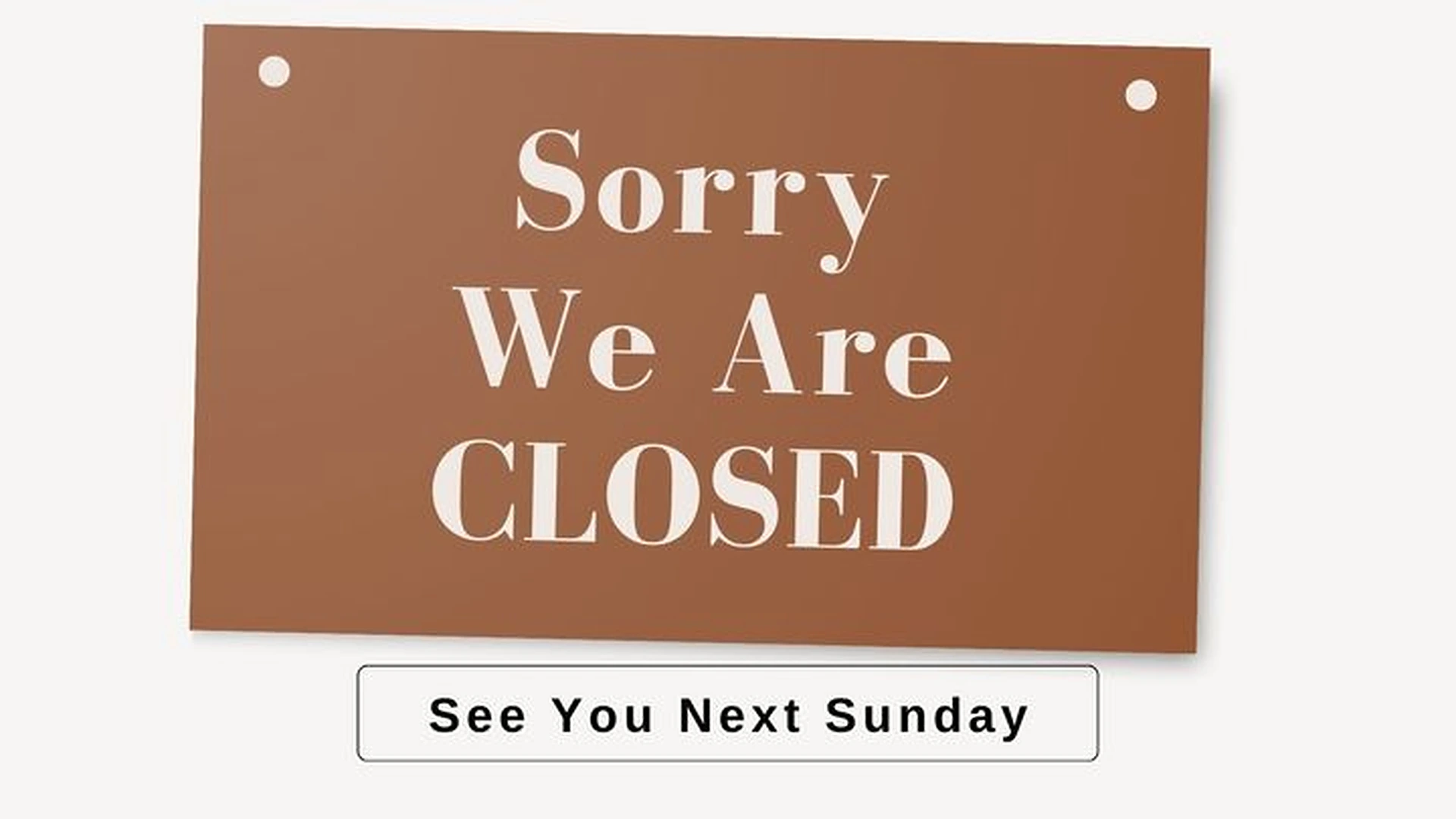 Campus Closed: No Worship Gathering