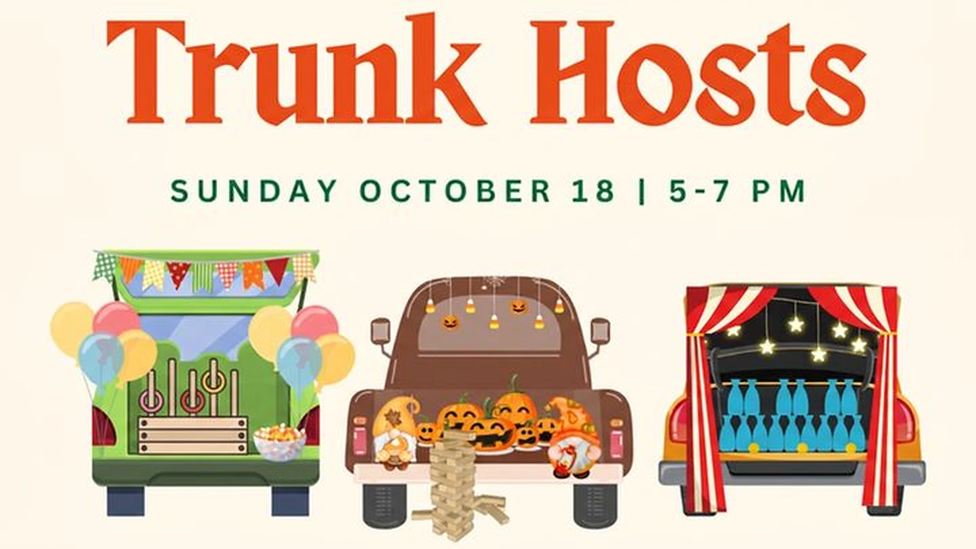 Trunk N' Treat Trunk Hosts Sign Up