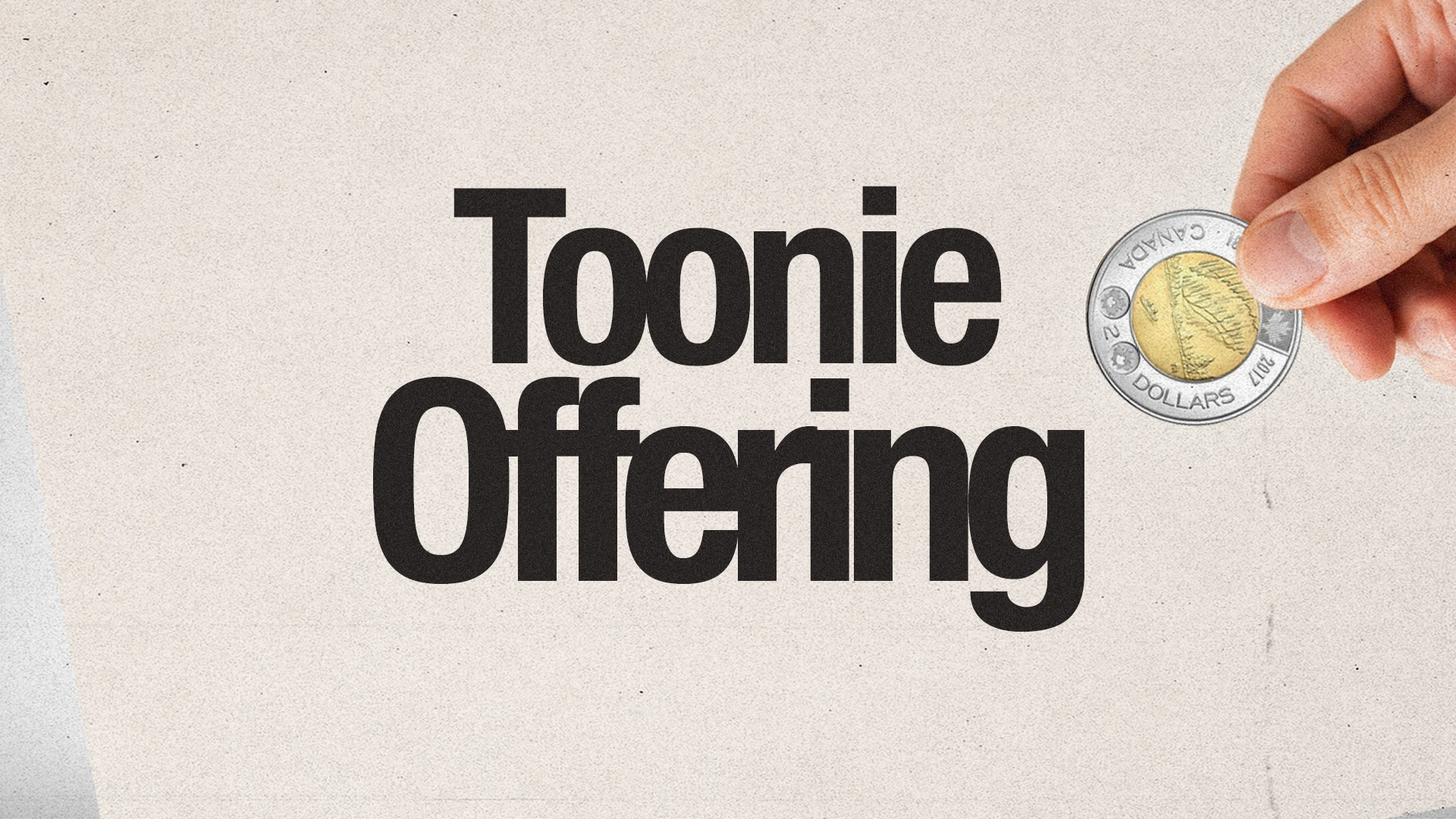 Toonie Offering