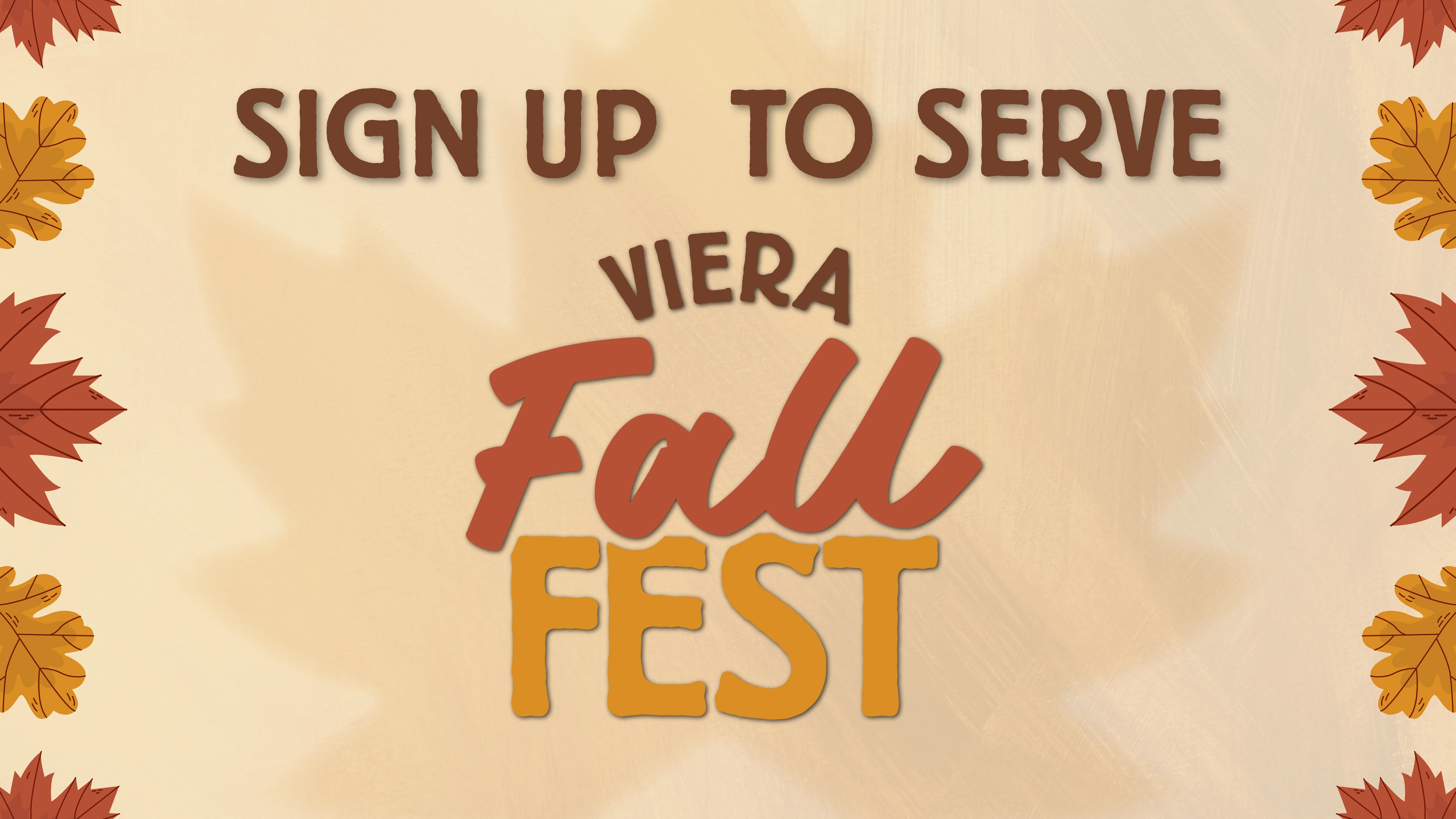 Come Serve at Viera Fall Fest