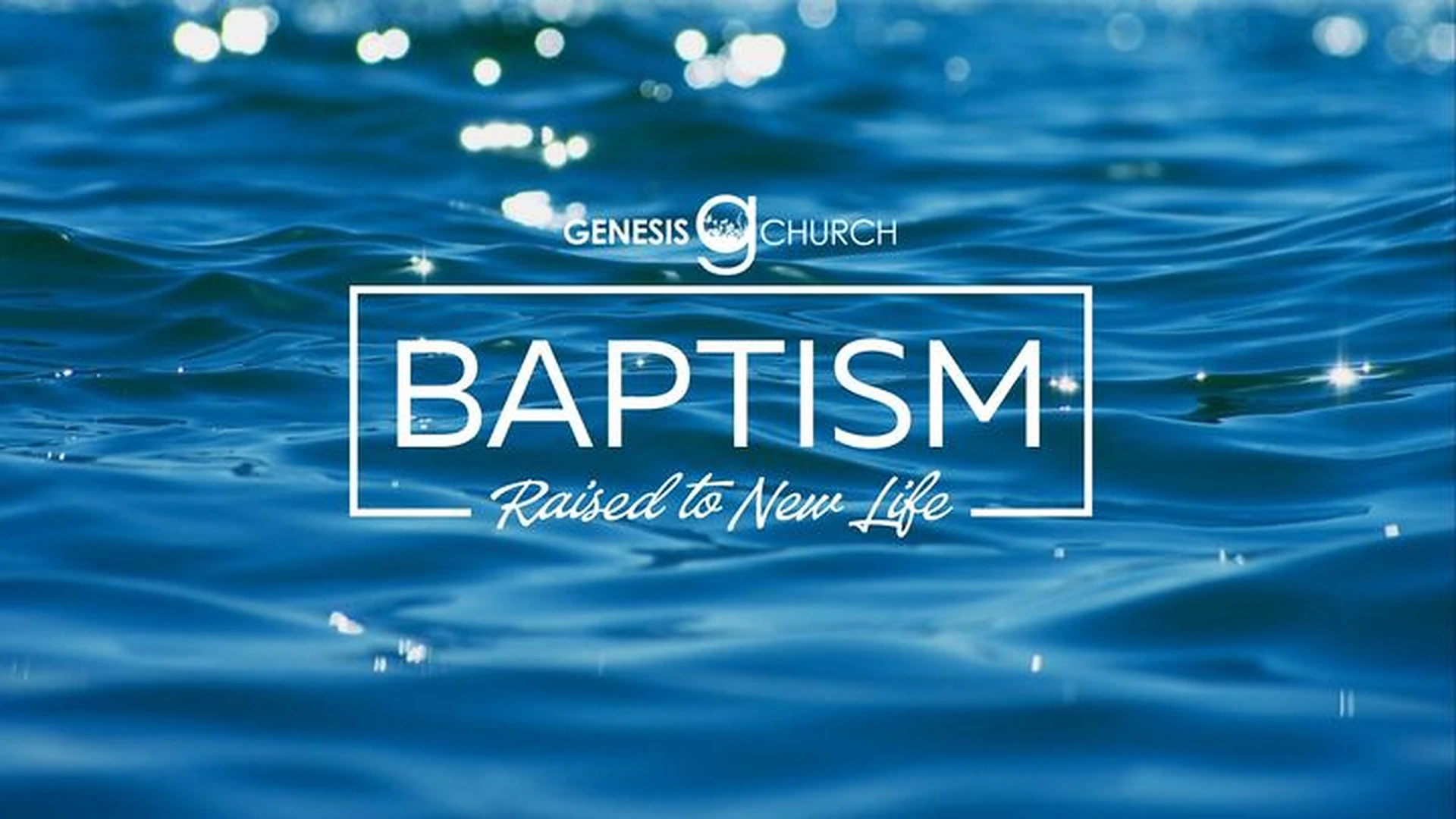 Baptism Sunday