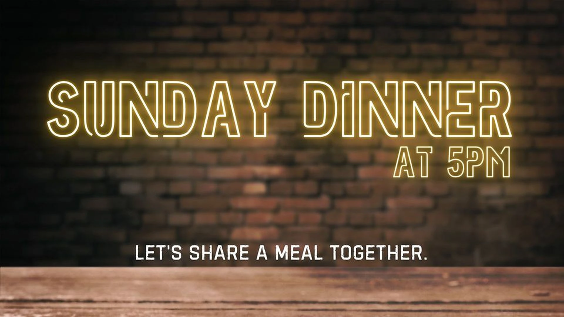 Sunday Night Dinner