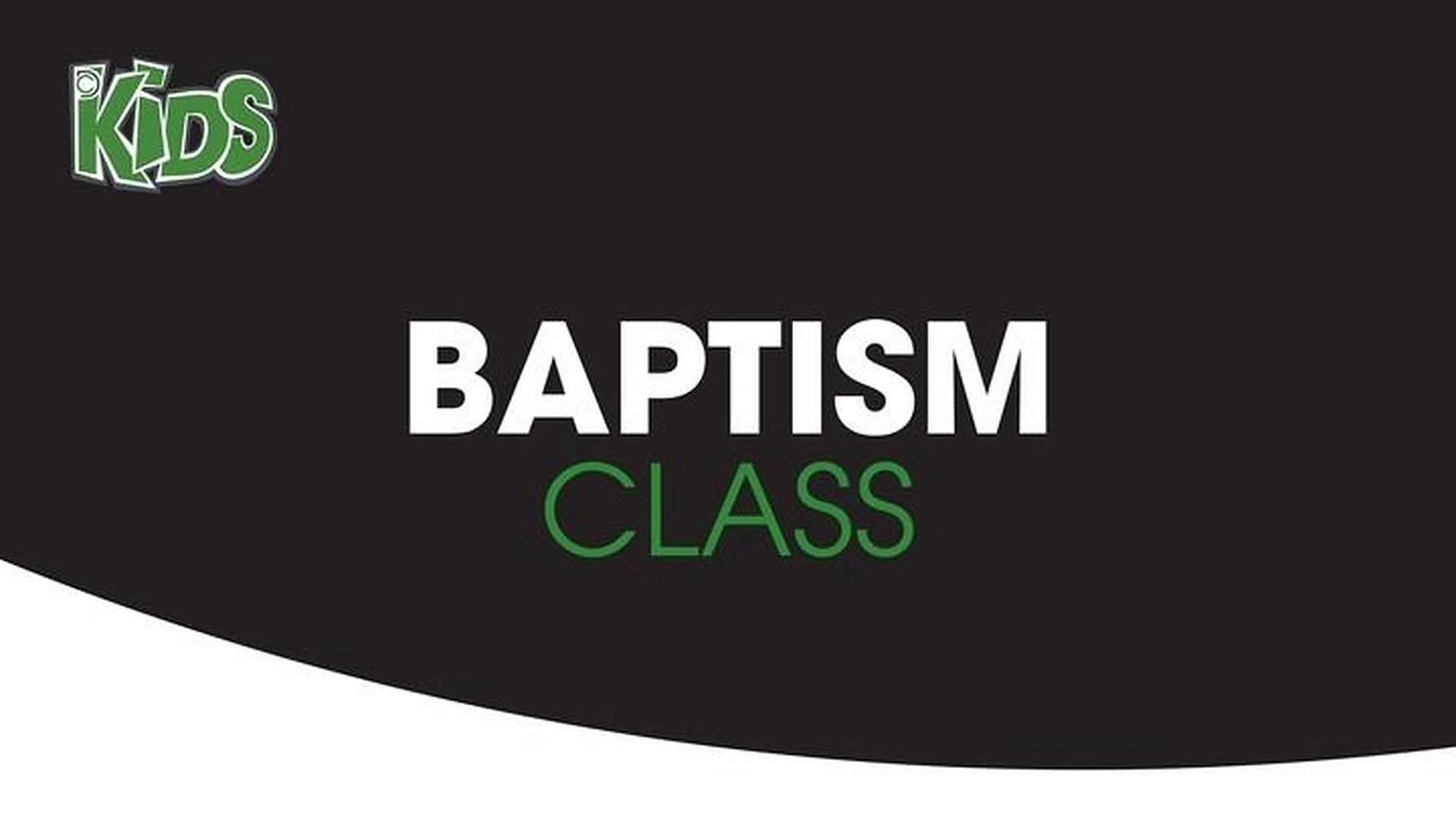 DC Kids Baptism Class