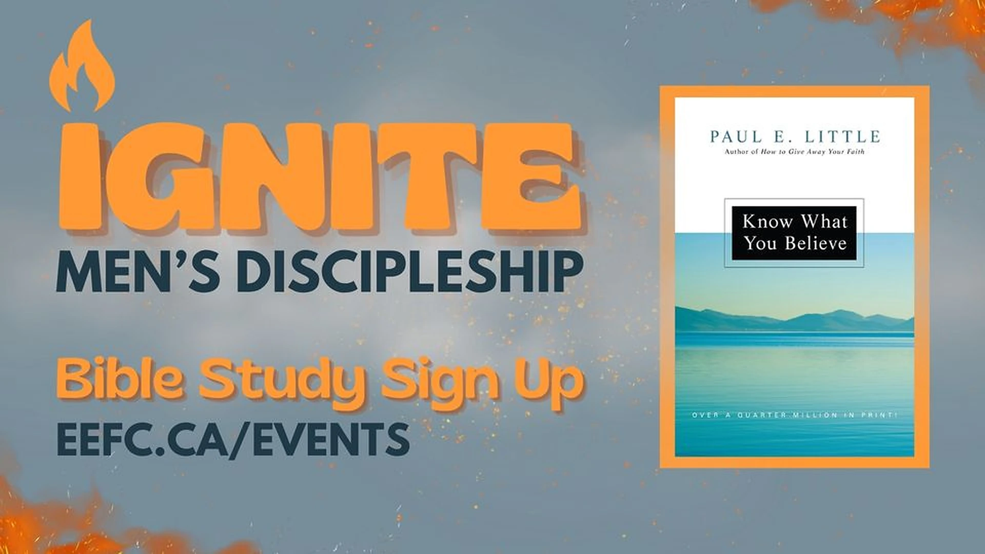 SIGN UP: Ignite Men's Bible Study