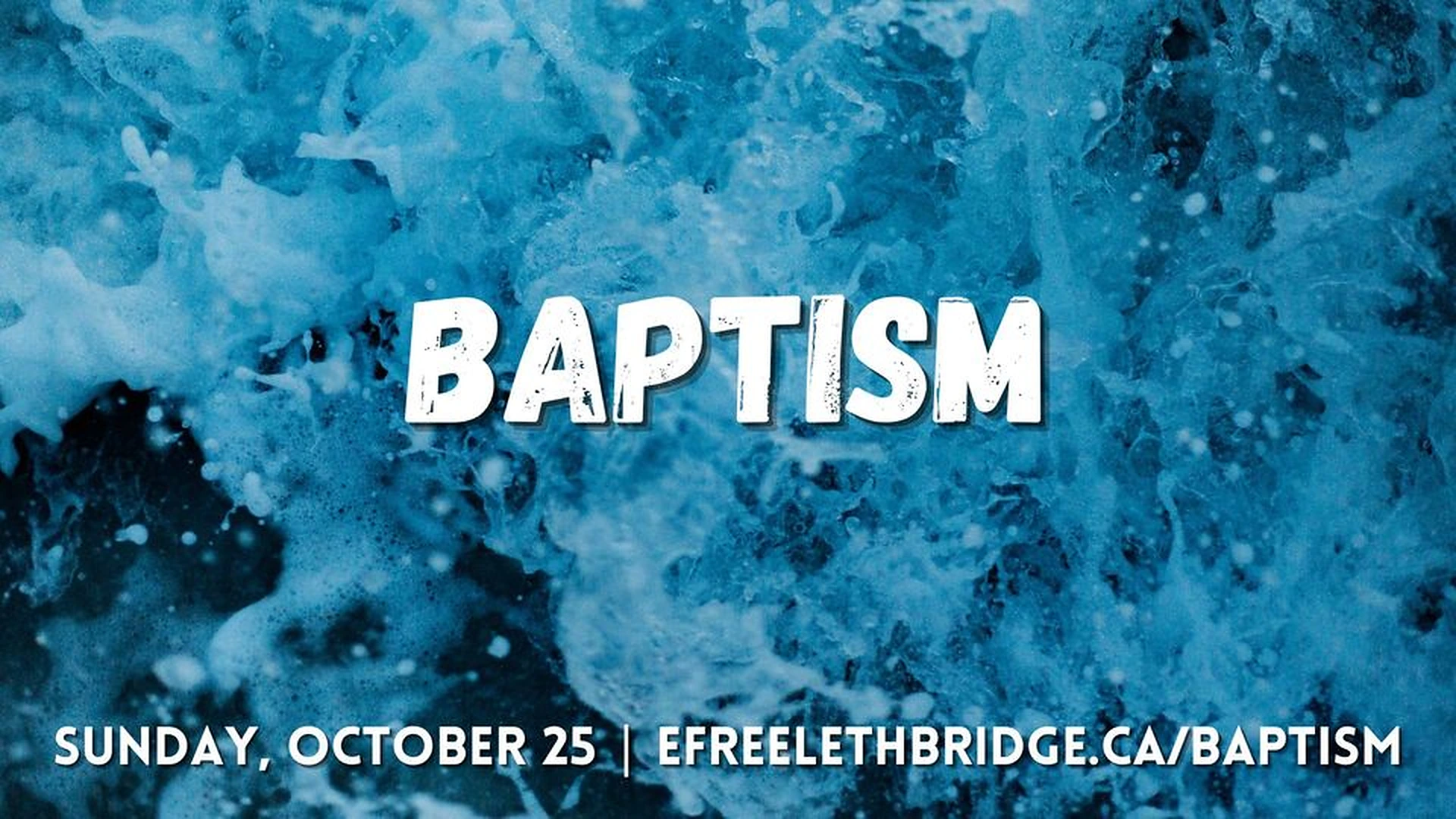 Baptism Sunday