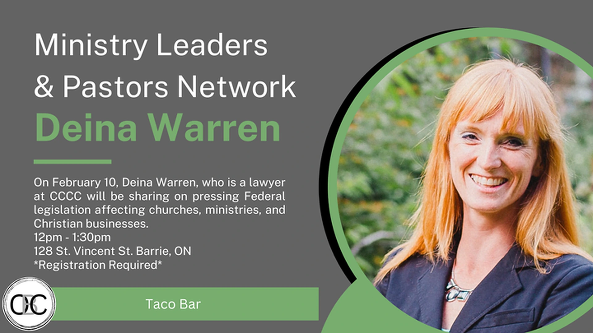 Federal Legislation - Ministry Leaders & Pastors Network