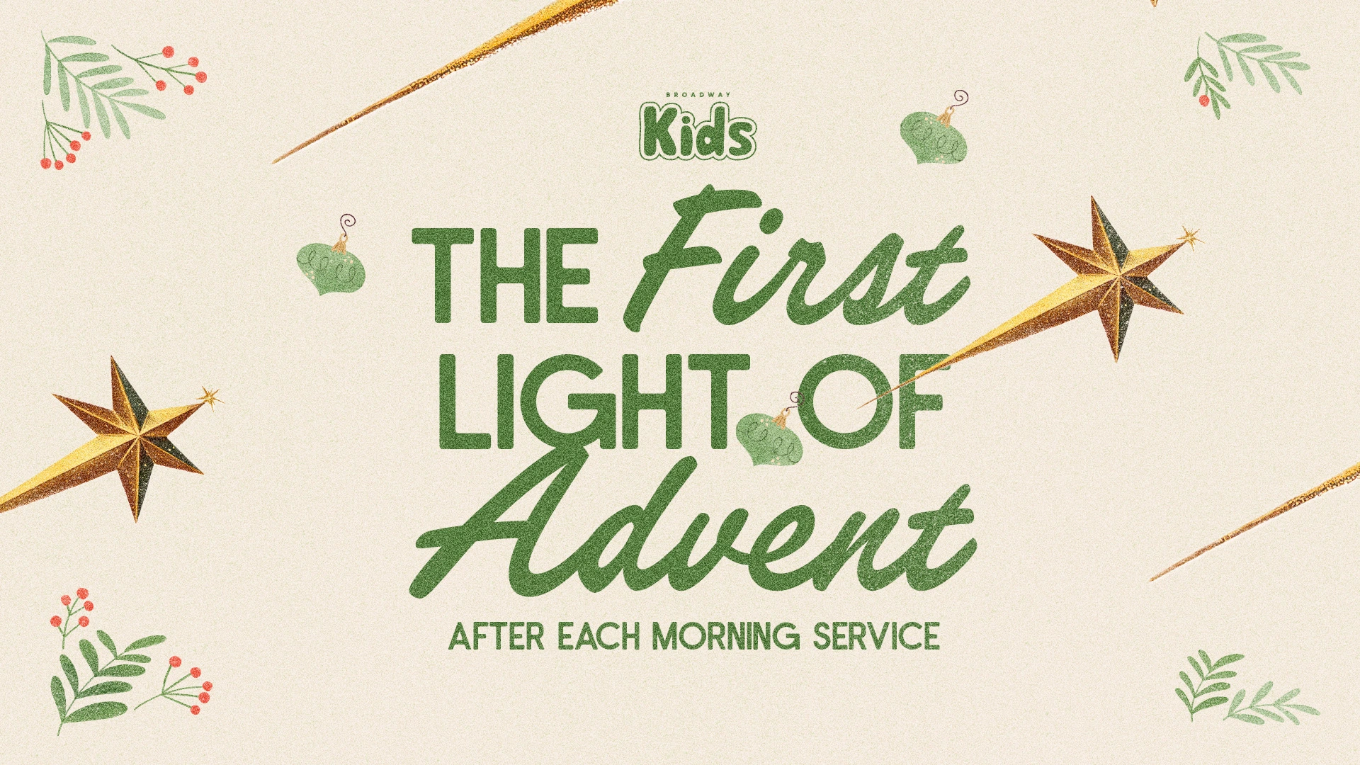 The First Light of Advent