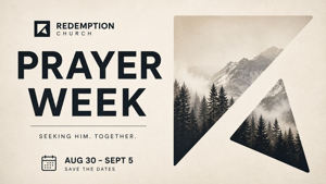 Prayer Week | Aug 30-Sept 5 | 2026