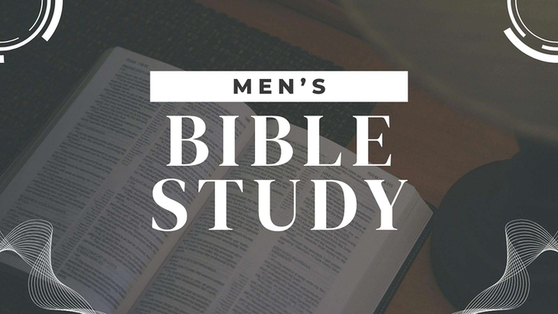 Men's Bible Study: Men's Bible Study