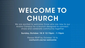 Welcome to Church | Airdrie Campus