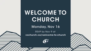 Welcome to Church Dinner I Central Campus | November 16