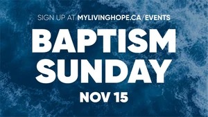 Baptism Sunday