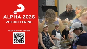 Volunteer at Alpha 2026