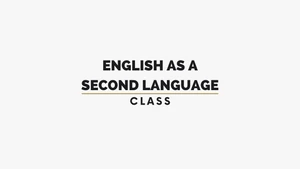 English as a Second Language Class