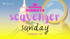 Summer Sundays: Scavenger Sunday